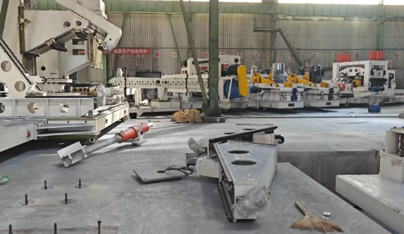 The installation site of Gansu's 3620 spiral welded pipe unit is progressing smoothly.