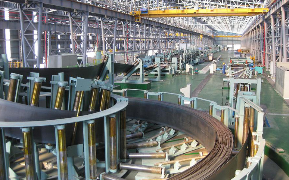 South Korea 508 × 12 full set of API straight seam welded pipe production line