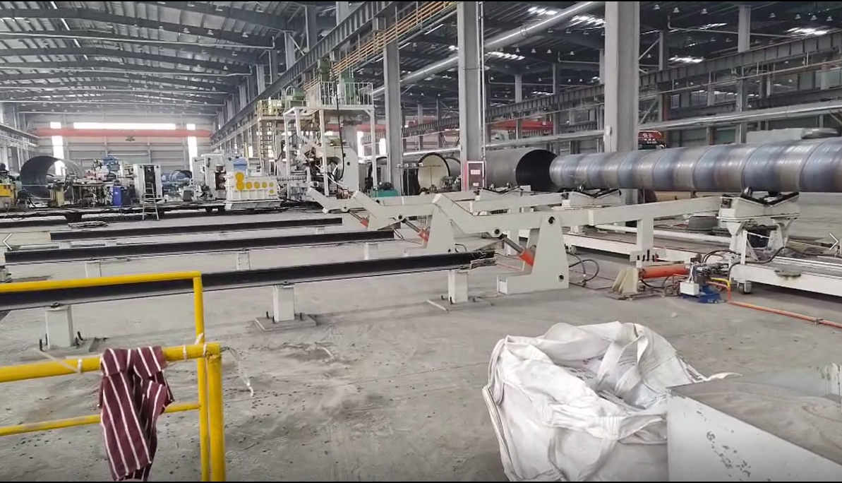 Full Capacity with  Three Spiral Welded Pipe Line Operating in Anhui,China