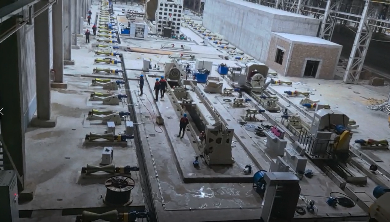 Installation Site of Two Spiral Pipe Production Lines Φ820 and Φ4220