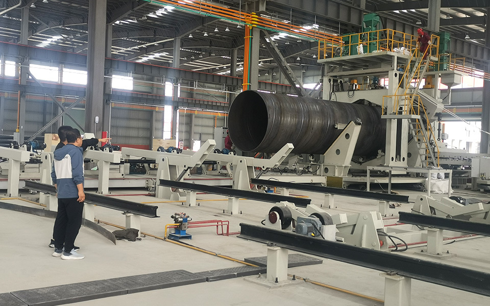 2540mm Spiral Welded Pipe Machine in Anhui,China