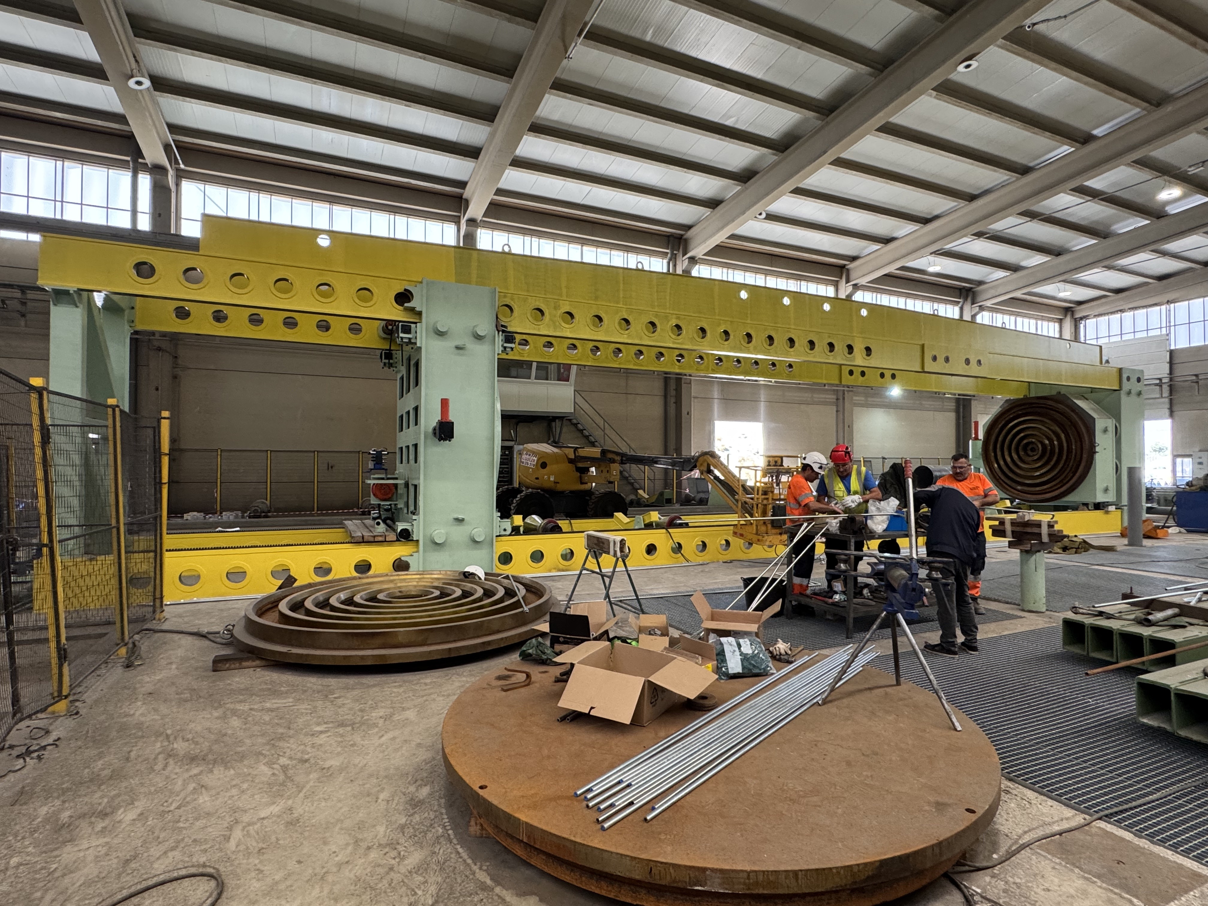 Successful Completion of Hydrostatic Tester Installation in Spanish