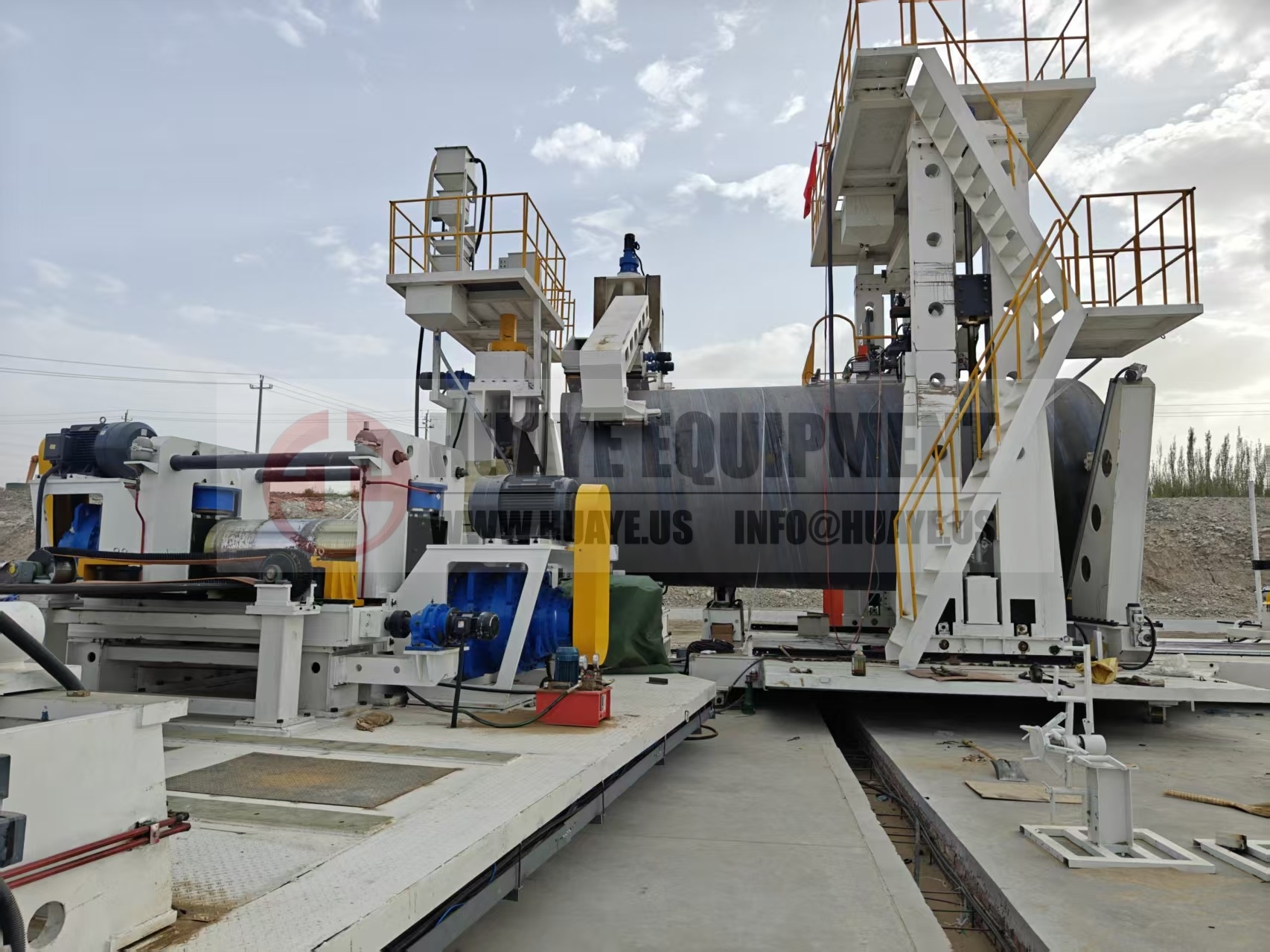 Celebrating the Launch of 4820 Spiral Pipe Machine: First Pipe Successfully Produced