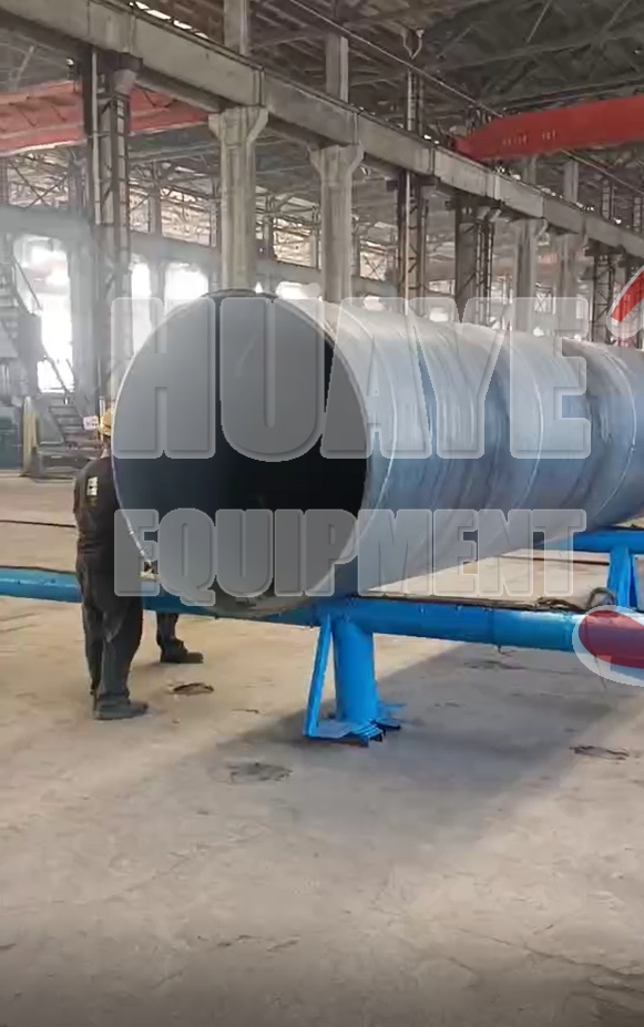 2000mm spiral pipe machine Started Production in Shandong, China