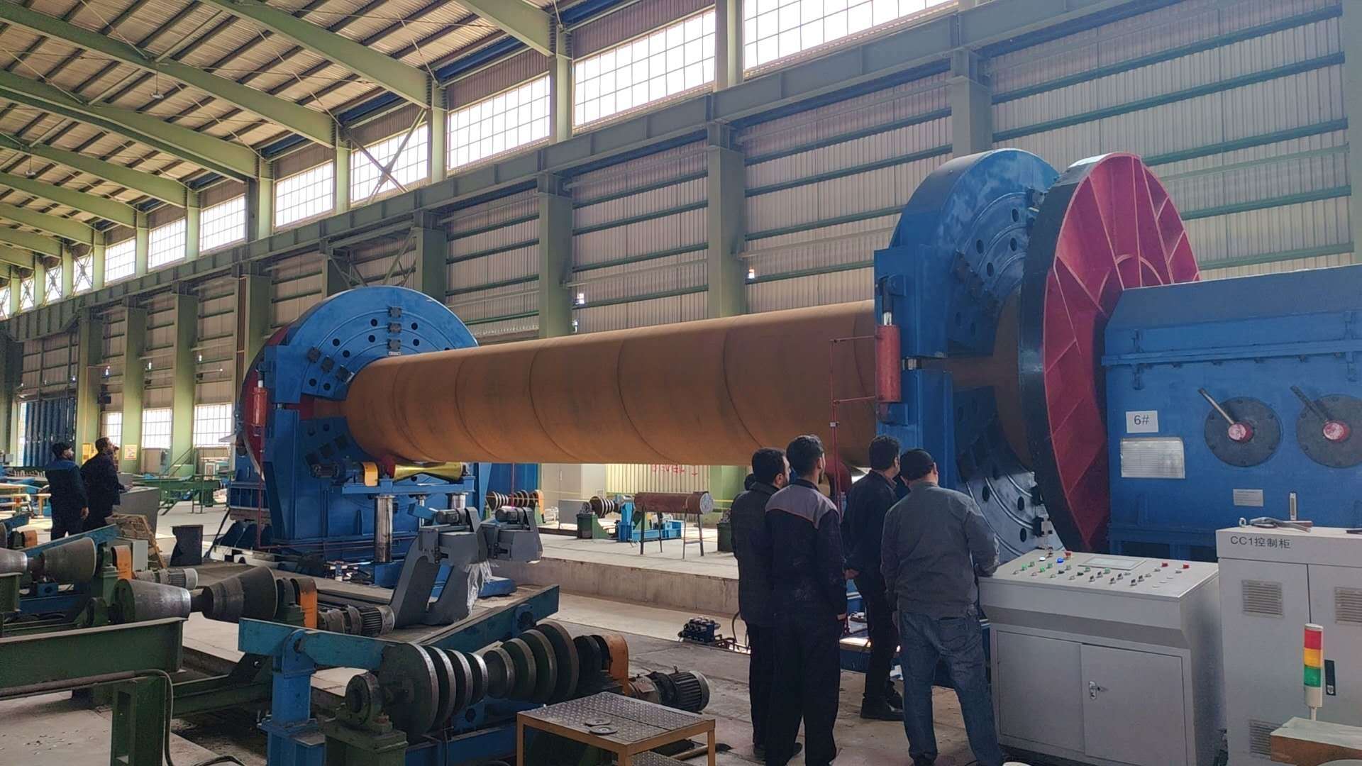 Successful Launch of Φ1220&Φ3048 mm Pipe Beveling Machines in Iran