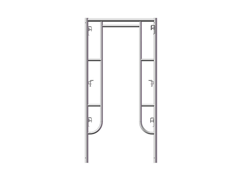 V-style walk thru frame