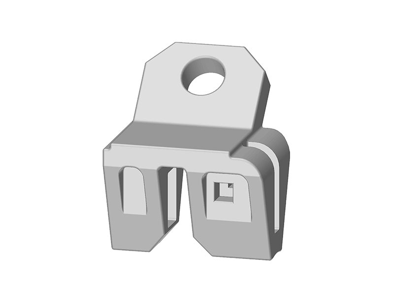 Diagonal brace end (left)