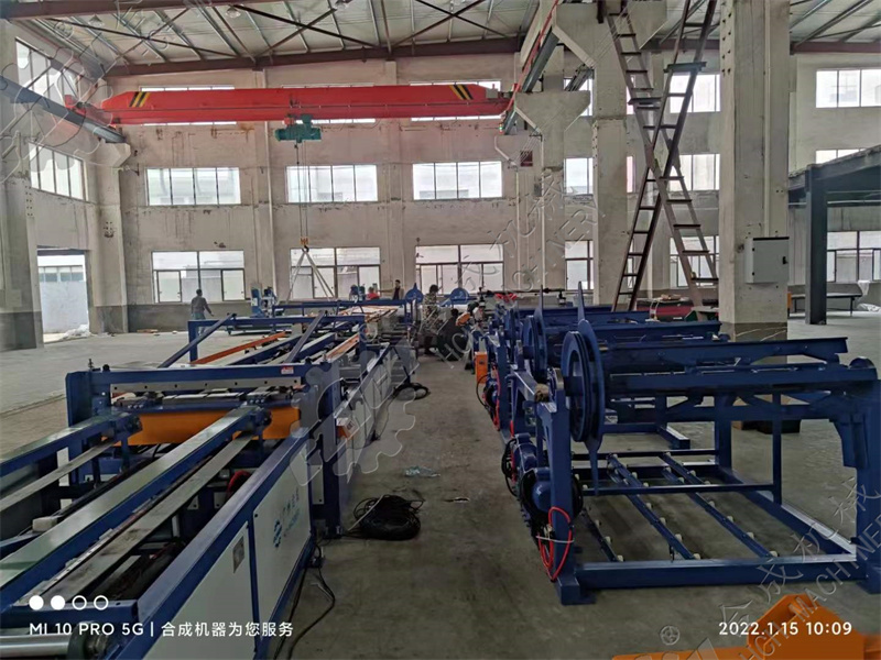 Full Set Square Duct Production Line And Automatic Feeding CNC Laser Cutting Machine Are Finished Installation In Shanghai City.
