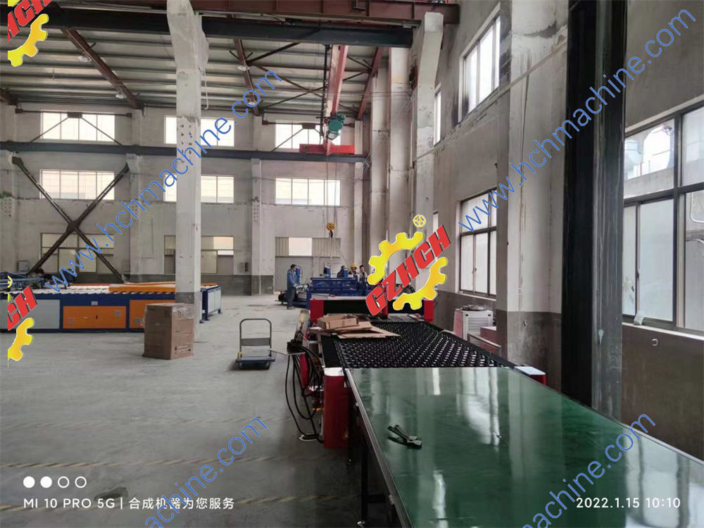 上海整套方管生产设备顺利调试完毕-现场实拍