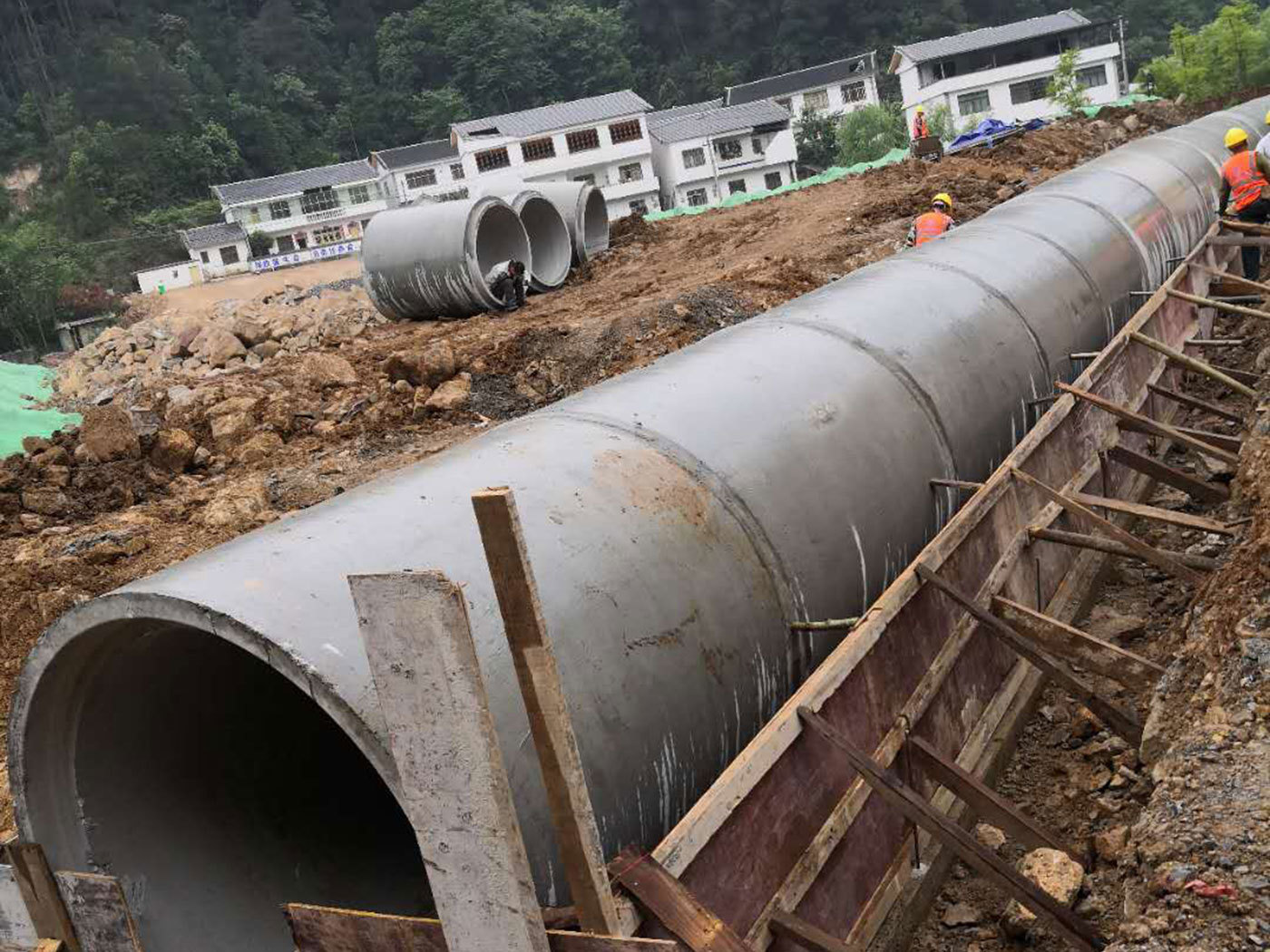 中交廣航局百花湖環(huán)湖路改造工程（頂管）