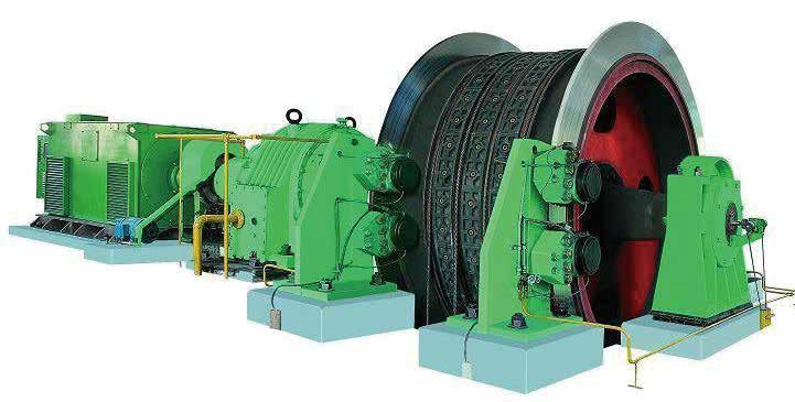 Tower multi-rope friction hoist