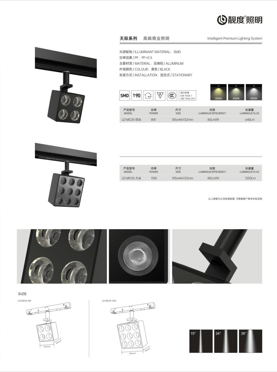 LD-MC05（九头导轨灯）