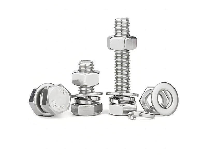 STAINLESS STEEL EXTERNAL HEXAGON BOLT AND NUT KIT