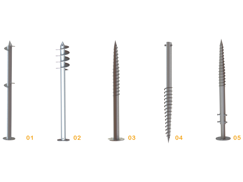 Ground Screws for Solar Mounting Systems - Easy Installation & Strong Support