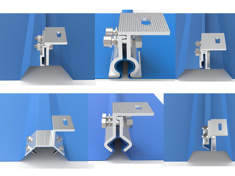 Solar Racking Standing Seam Roof Clamps
