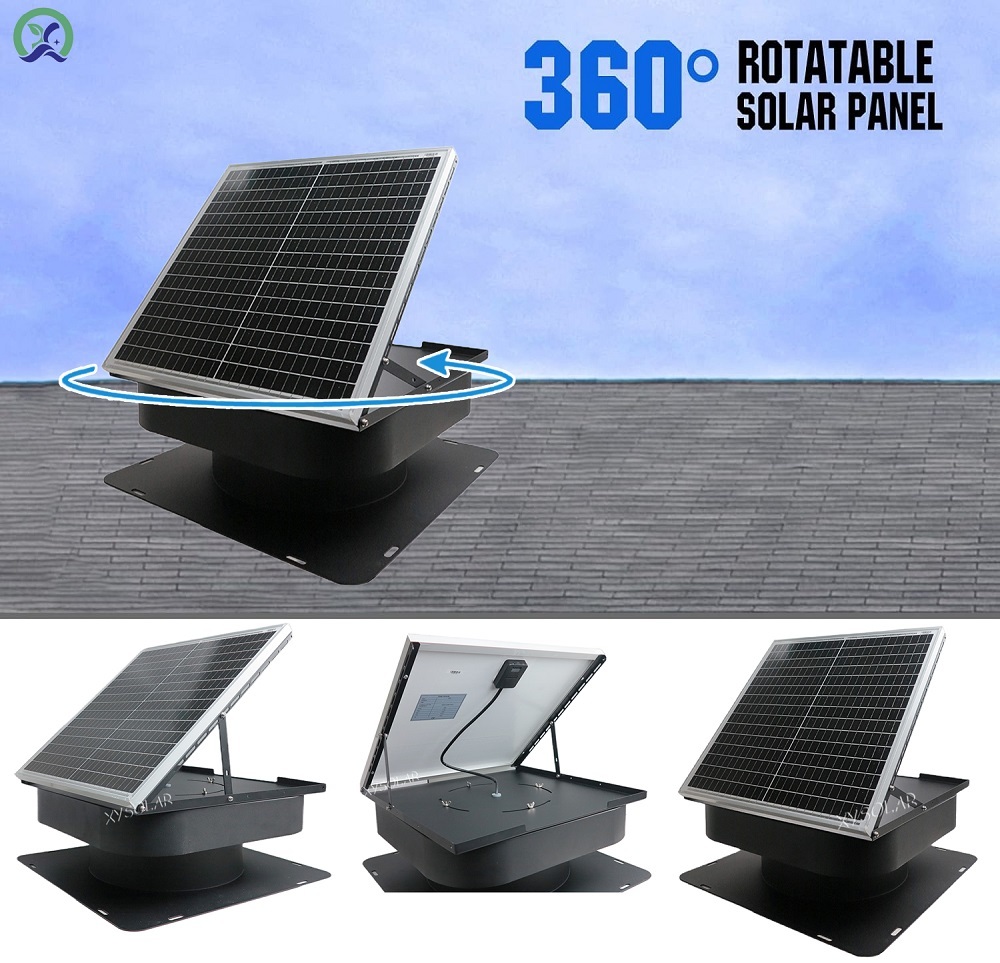 Solar Attic Fan Solar Powered Roof Exhaust Fan