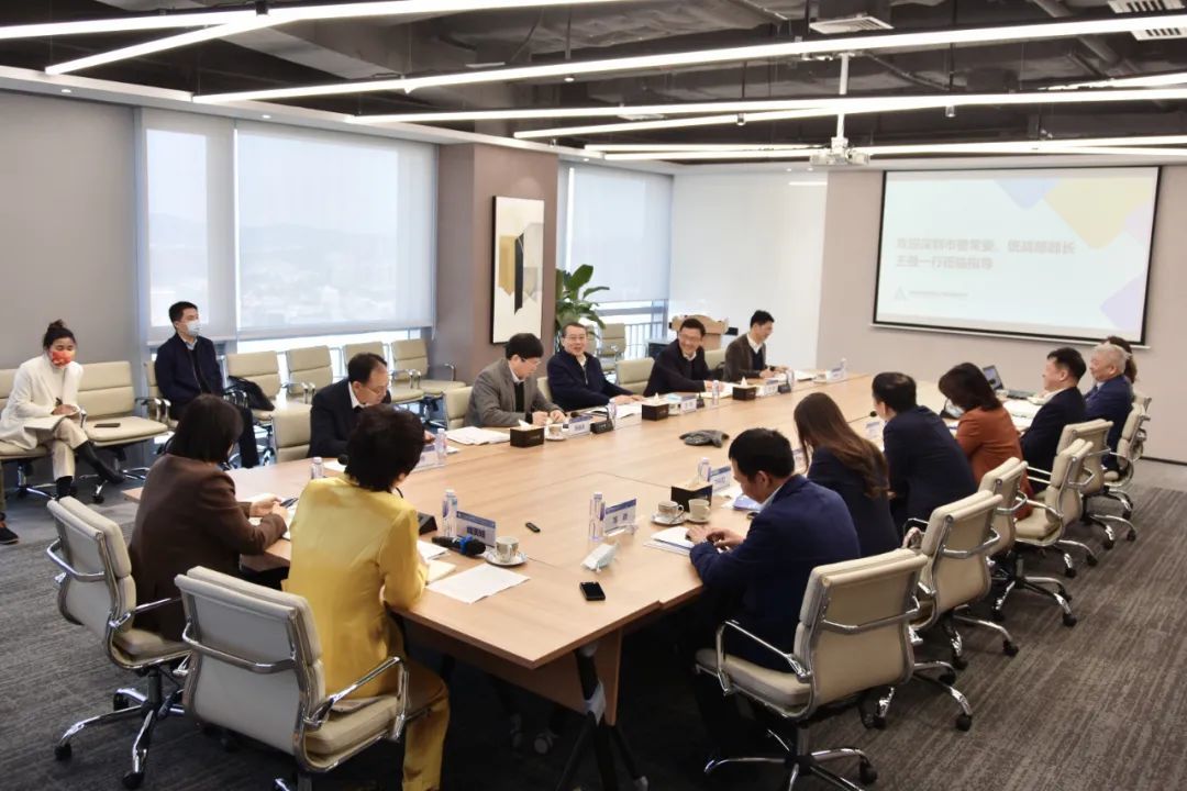 深圳市委常委、市委统战部部长王强一行莅临太阳集团tcy8722网站考察调研(图1)