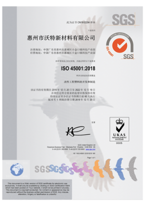 ISO45001职业健康安全管理体系