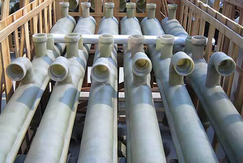 FRP hydrochloric acid storage tank