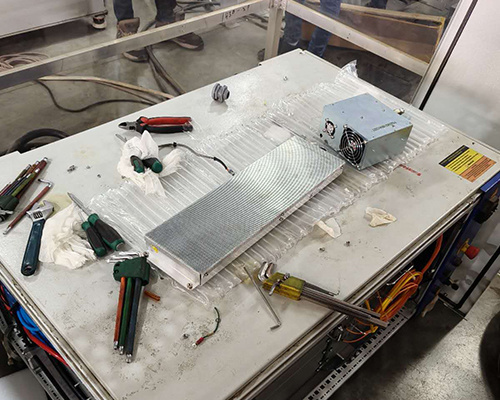 【Repair Service】6KW IPG laser source replacing two laser modules and dehumidifier