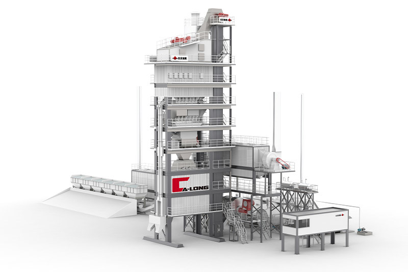 Large-scale asphalt mixing plant