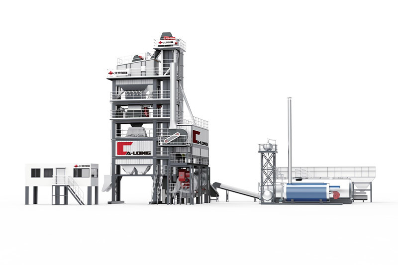Small-scale asphalt mixing plant
