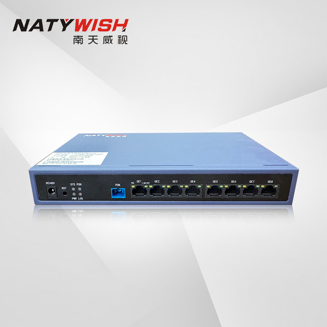 XG(S)-PON 8-Port POE ONU