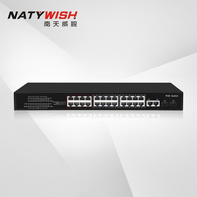 Industrial-grade 24-port POE ONU