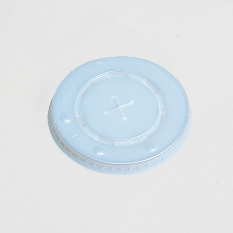 Customized white plastic lids for cups