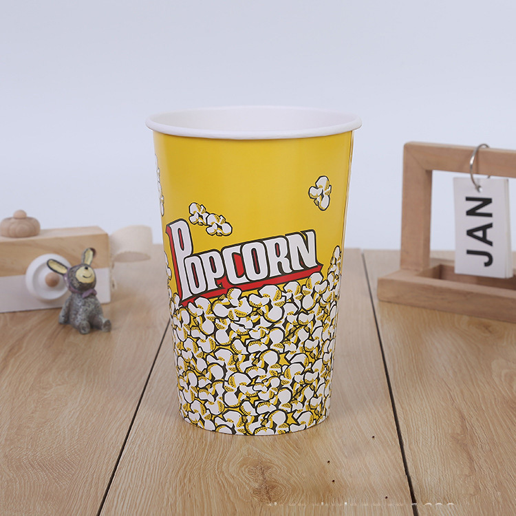 Custom Printed Disposable Popcorn Bucket Popcorn Cup of High Quality