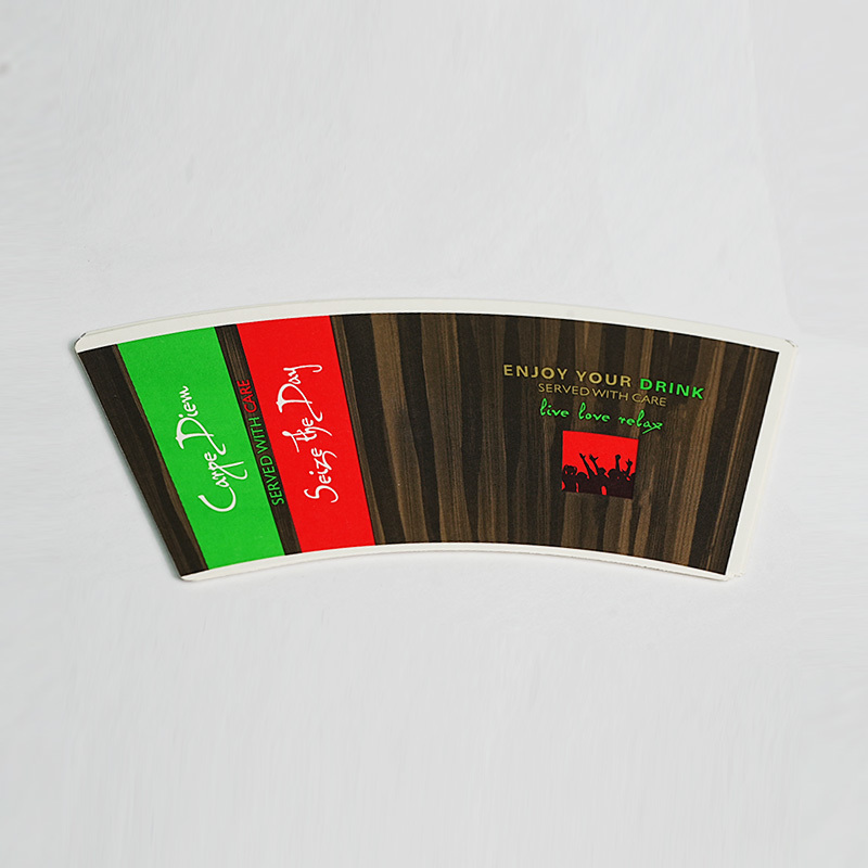 High quality printed support PE coated paper cup fans
