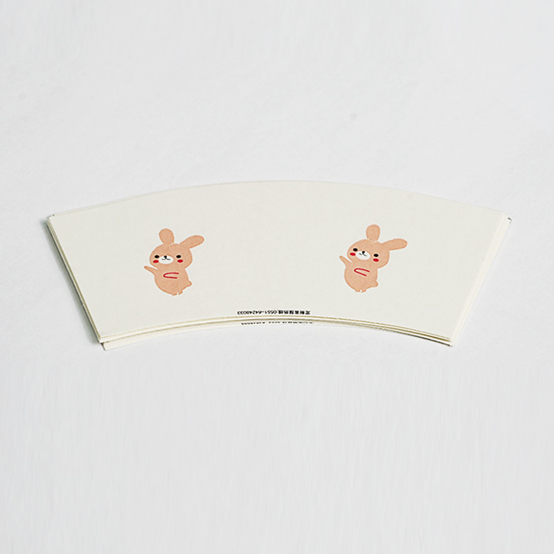 Eco-friendly disposable paper cup fans
