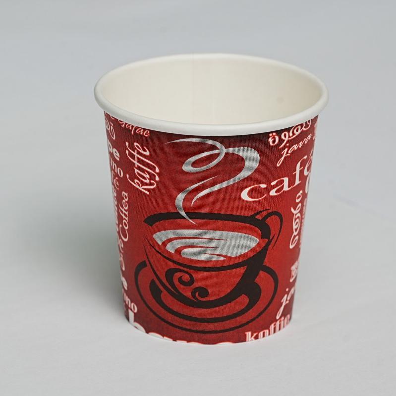 Single Wall Style and Paper Material coffee cups