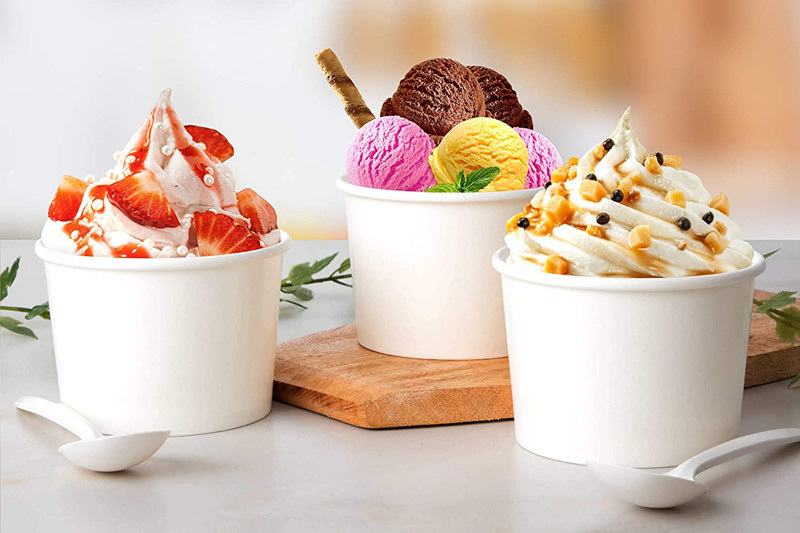 Ice cream paper bowls are paper containers for ice cream