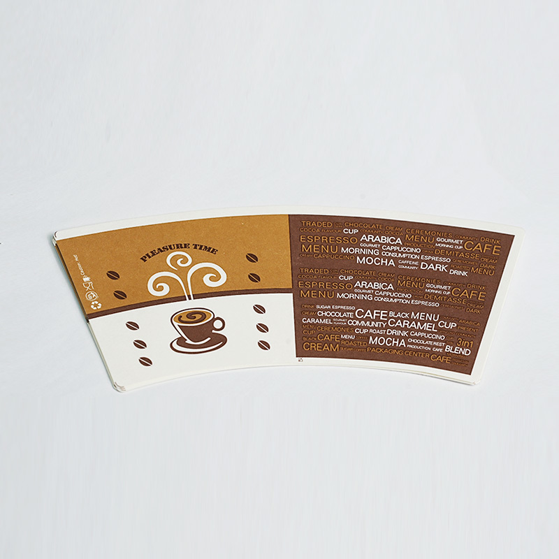 Food grade wholesale single wall coffee cup fans