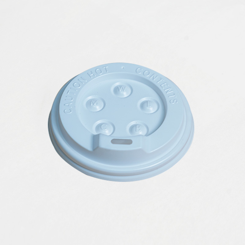 Plastic lids for cup white customized