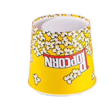 Disposable Packing Popcorn Box Custom Popcorn Cup Cinema Printed Popcorn Bucket