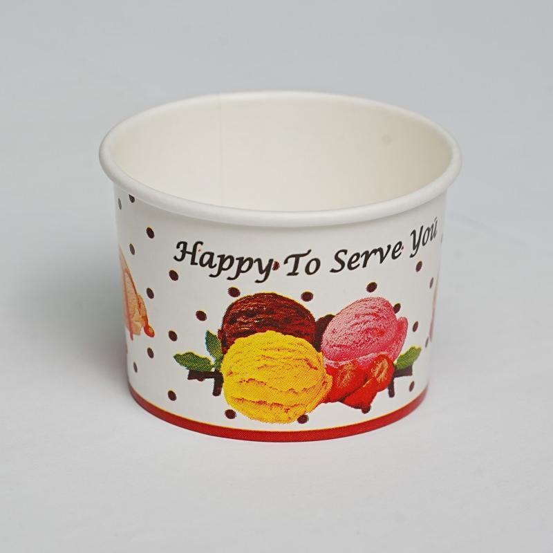 Colorful Logo Design ice cream bowl ice cream paper cup ice cream bucket