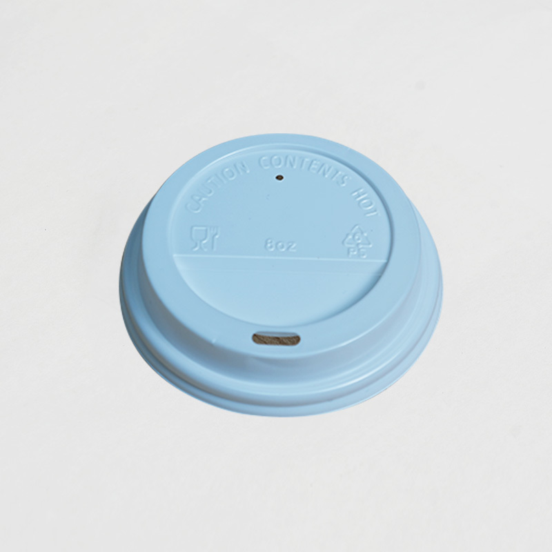 Disposable plastic lids for cup white lids