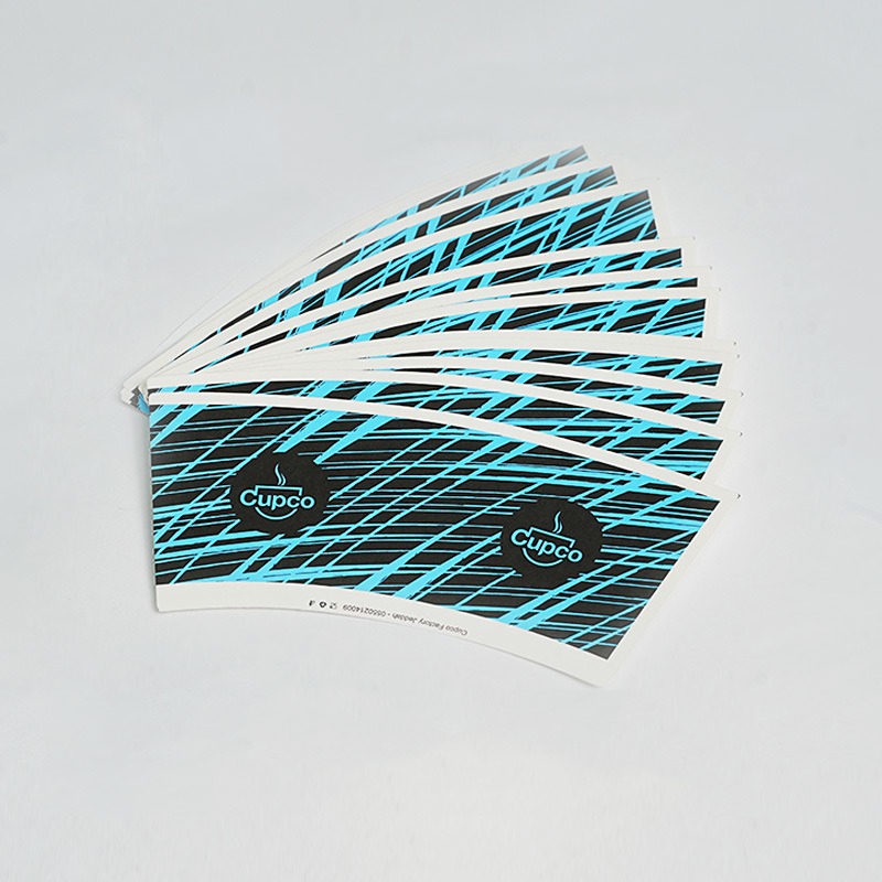 Disposable paper cup fans up to 6 color printed