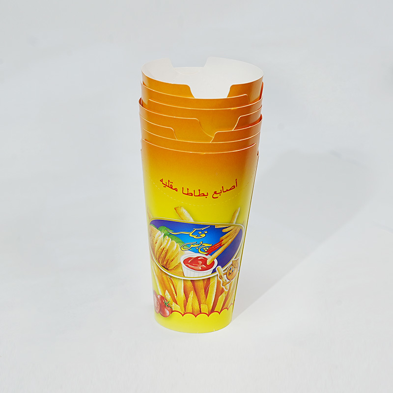 Customized French Fried chips Paper Cups
