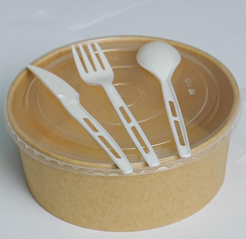 Customizable Disposable Eco-friendly Round Salad Bowl