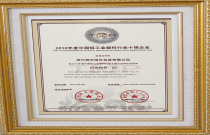 2010年度中國輕工業(yè)塑料行業(yè)十強企業(yè)