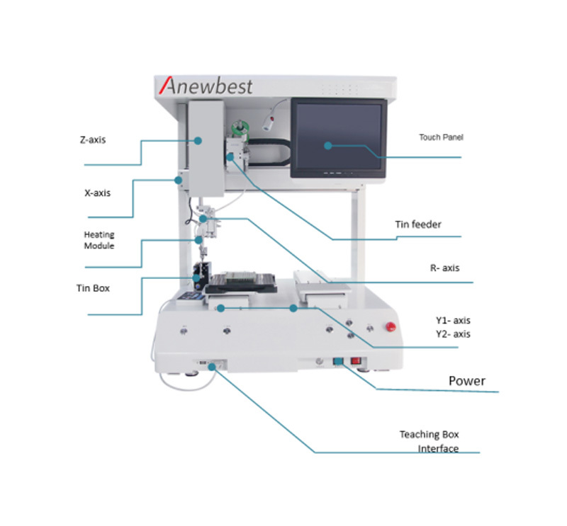 Automatic iron soldering machine