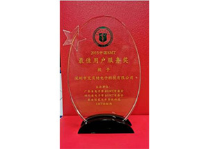 2015 Best User Service Award