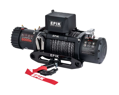 STD 8000LB SYNTHETIC WINCH