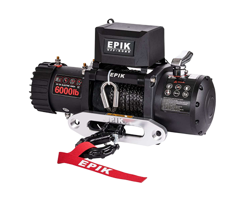 STD 6000LB SYNTHETIC WINCH