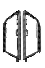 Dry carbon front door handle frame
