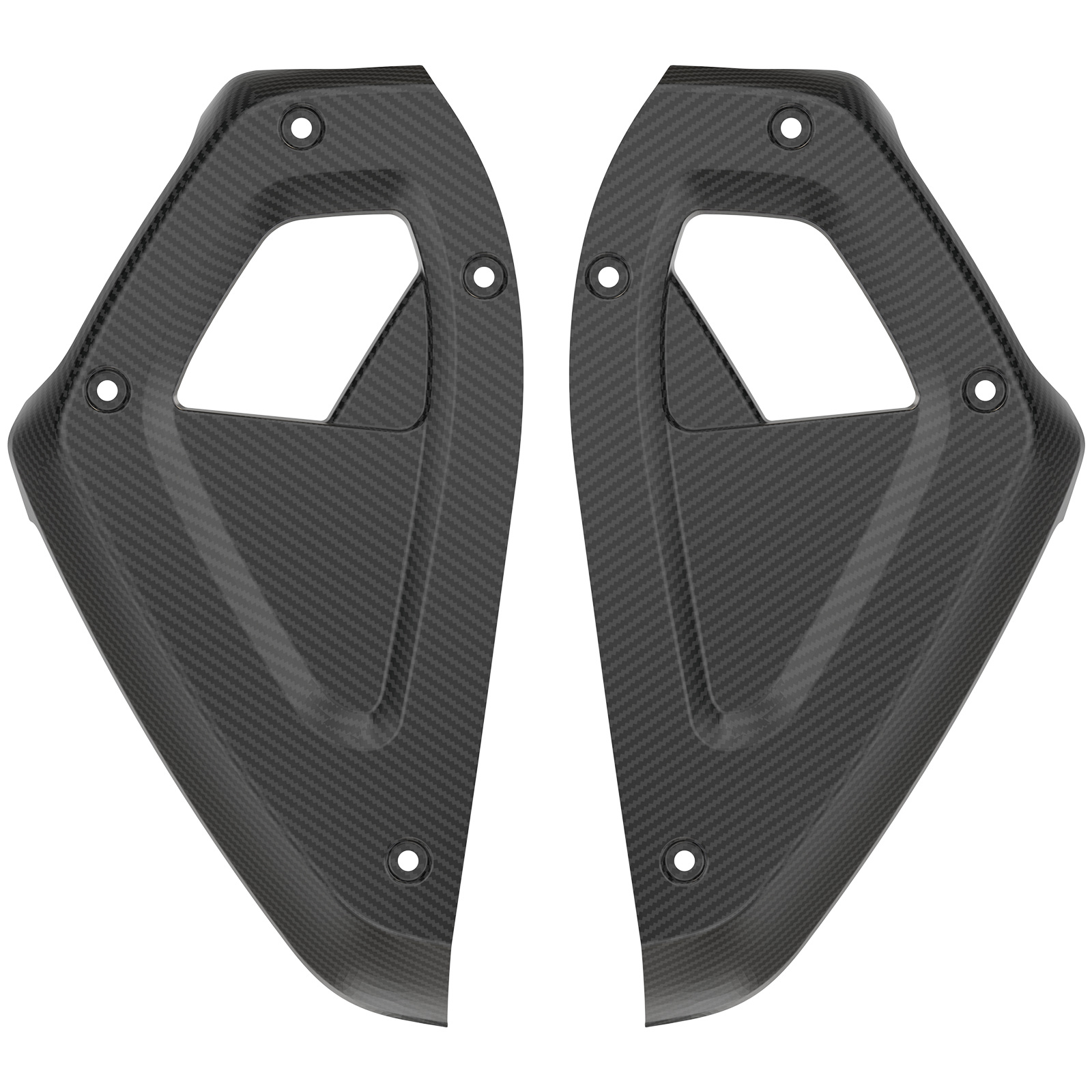 Dry carbon instrument panel