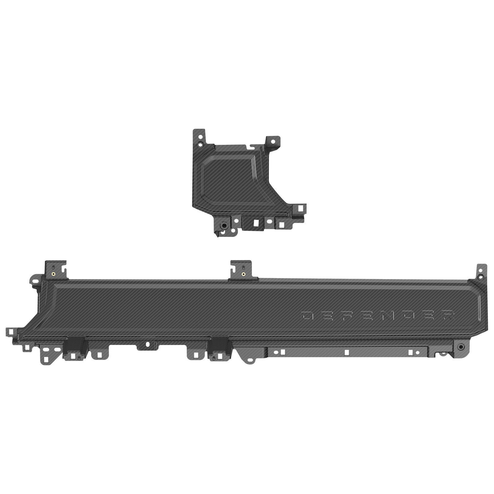 Dry carbon instrument panel